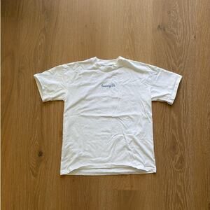 Sunny De Gigi Oversized Tee Size S in White and Blue